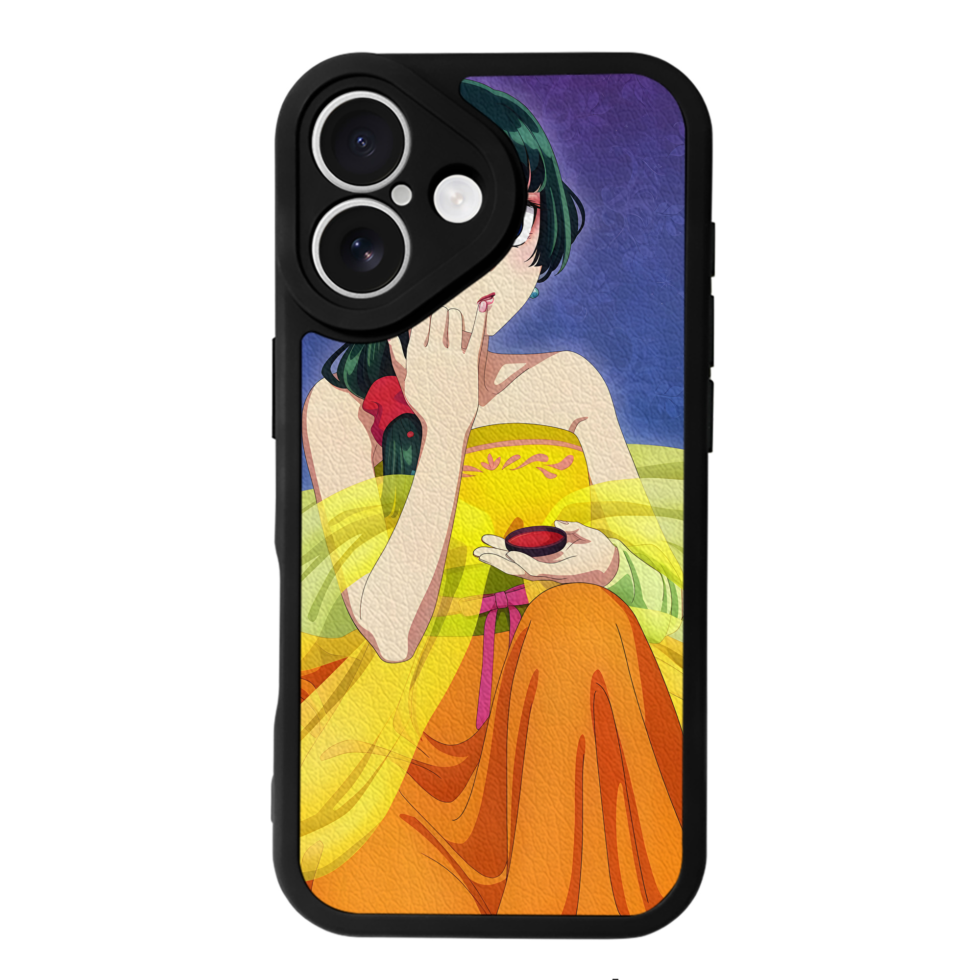 （画像用） 薬屋のひとりごと The Apothecary Diaries 【iPhone 16シリーズ対応】シリコンスマホケース（レザー調） 材質：シリコン